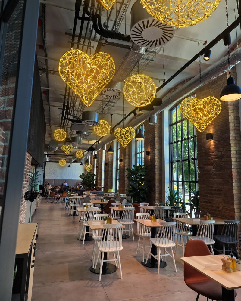 LED Heart made of aluminum – handcrafted light sculpture