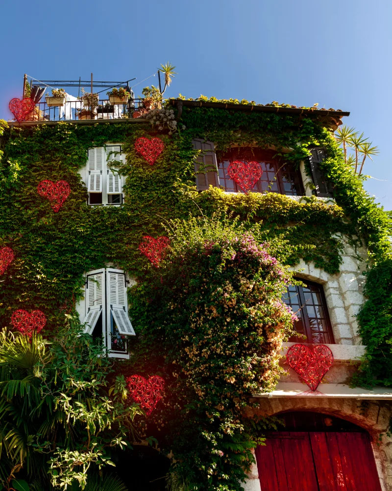 LED Heart made of aluminum – handcrafted light sculpture