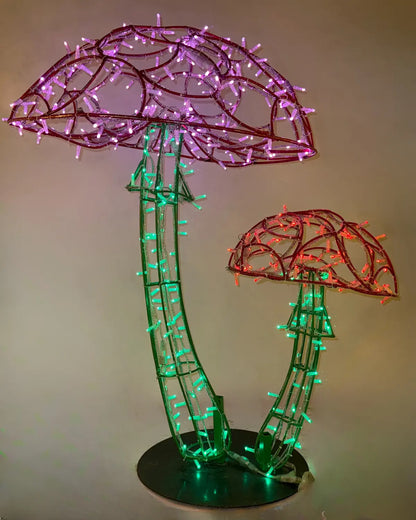 Alganic Light Mushrooms – two grown forms